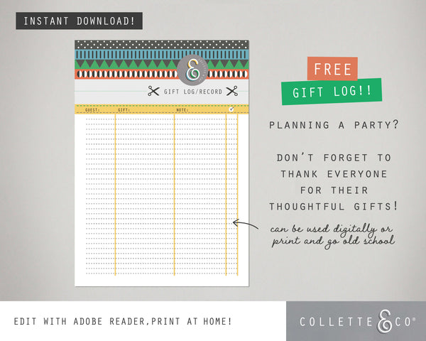 Free Gift Log