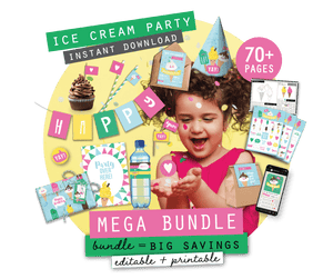 Ice Cream Party Pack Printables