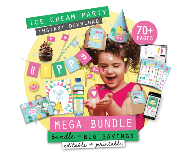 Ice Cream Party Pack Printables