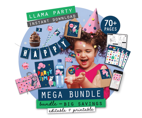 Llama Party Pack Printables