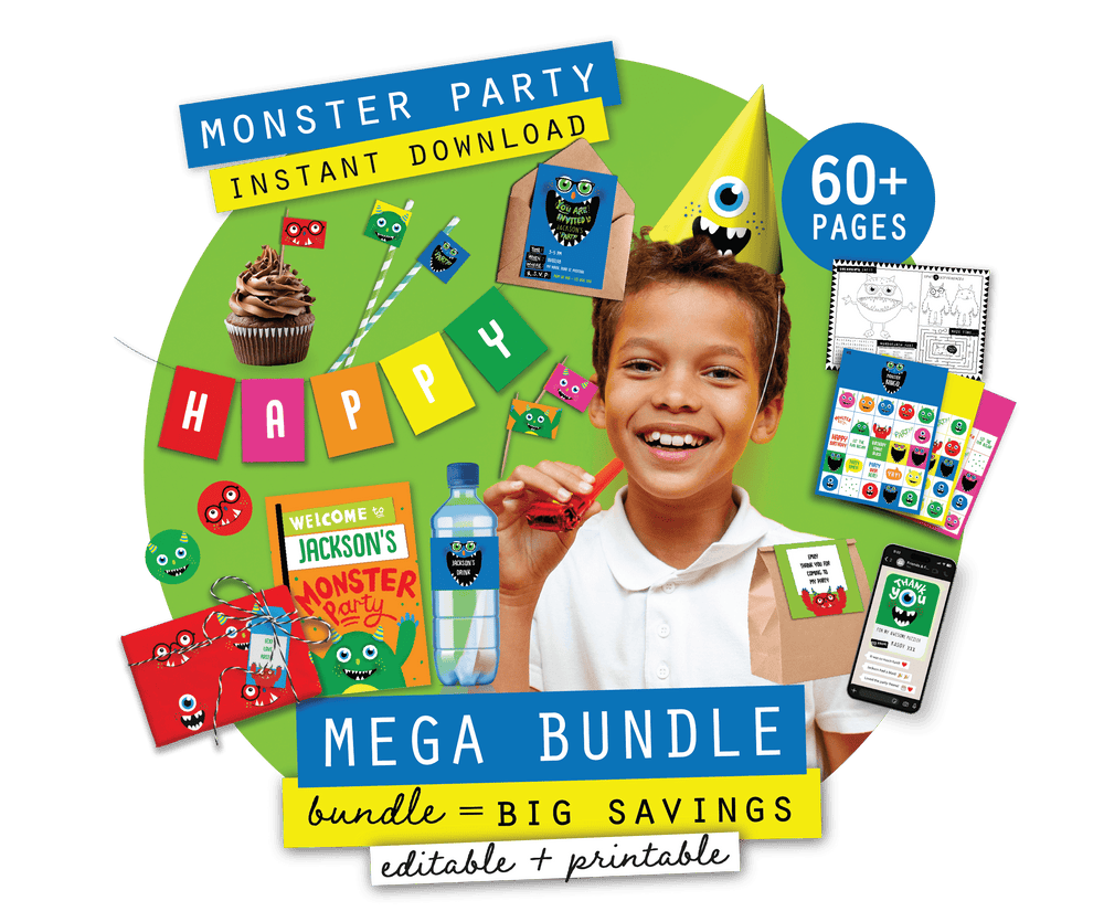 Monster Party Pack Printables
