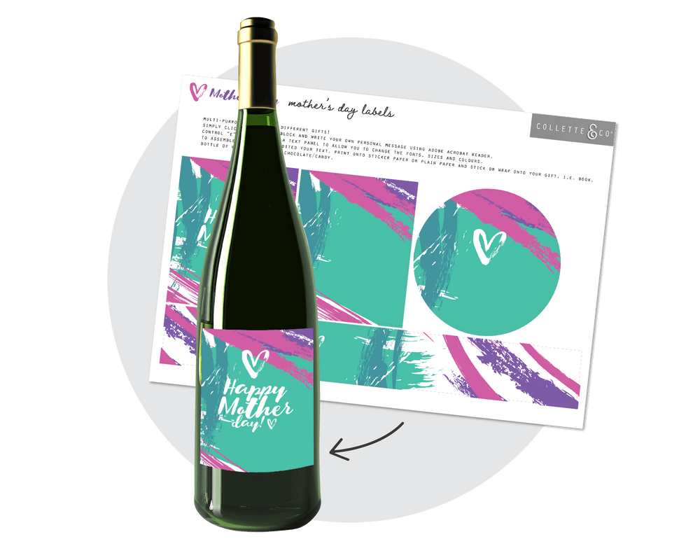Mother's Day Printable Labels 