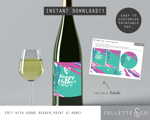 Mother's Day Printable Labels 03