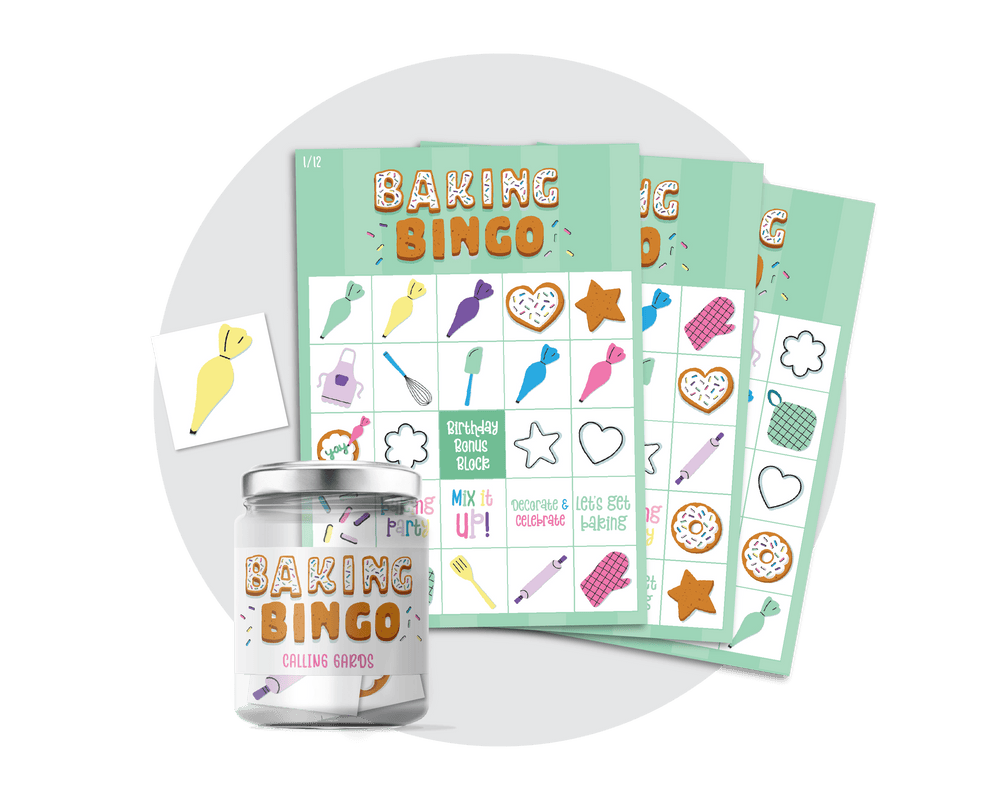Printable Baking Bingo