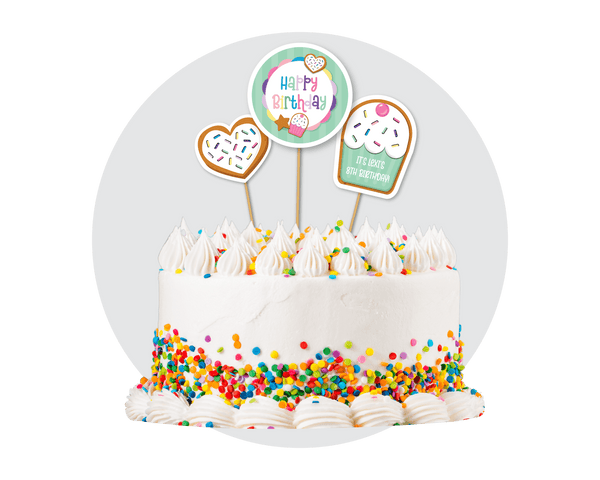 Printable Baking Cake Topper