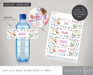 Printable Baking Drinks Label