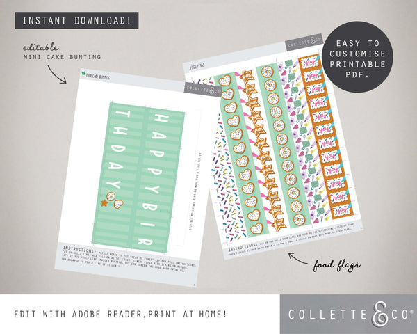 Printable Baking Food Decor 03