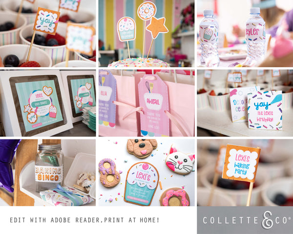 Printable Baking Party 02