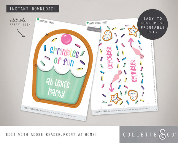 Printable Baking Room Sign