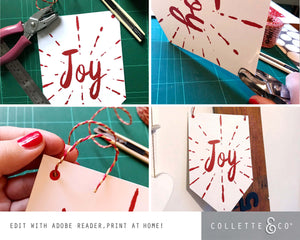 Printable Christmas Banner Flags 09