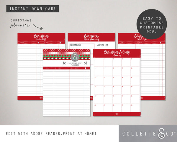 Printable Christmas Planner