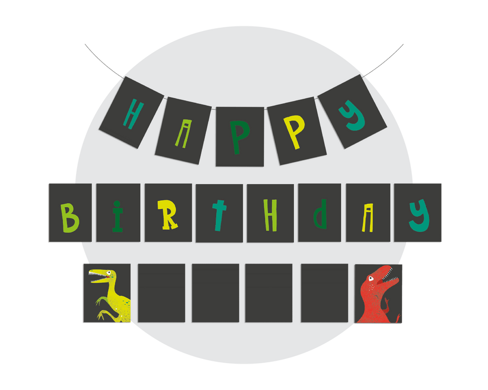 Printable Dinosaur Bunting