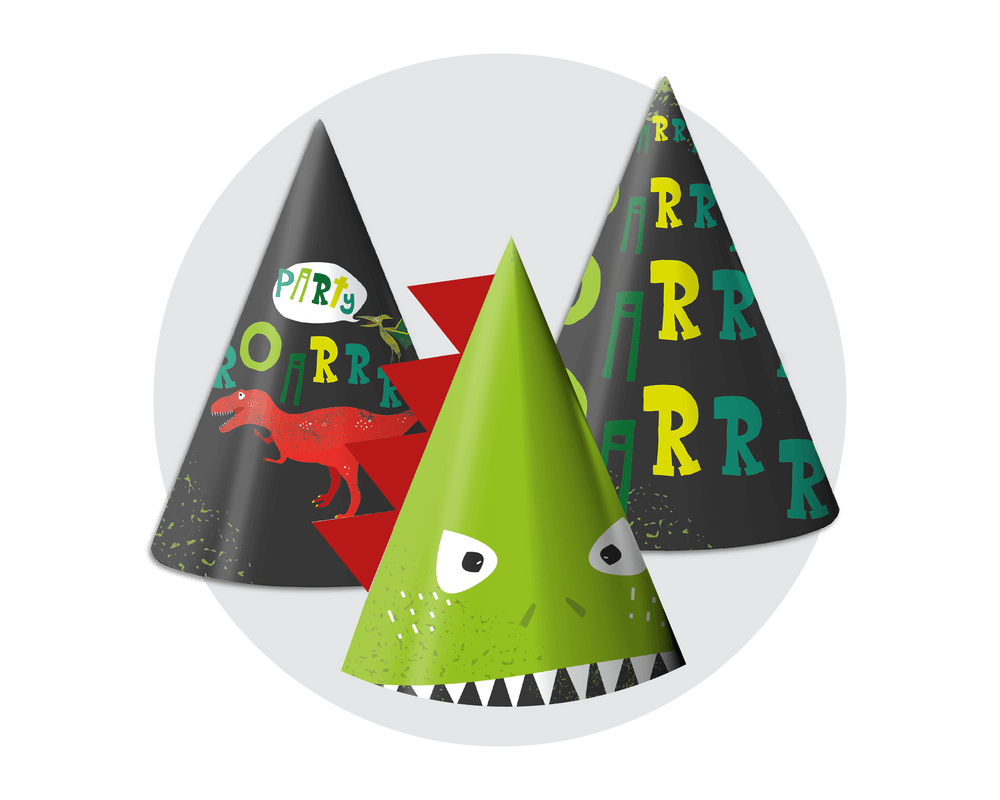 Printable Dinosaur Party Hats