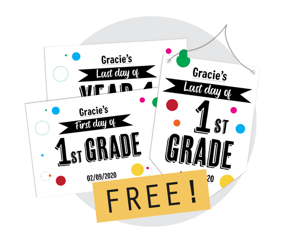 Printable Free Back to School Signs