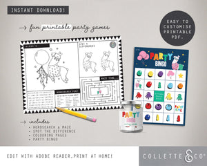 Printable Llama Activities