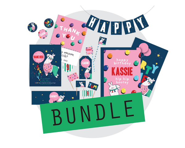 Printable Llama Party Bundle