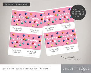 Printable Llama Thank You Card 03