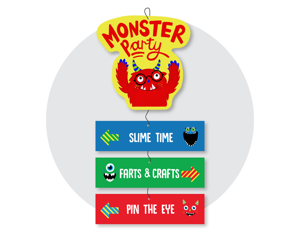 Printable Monster Room Sign