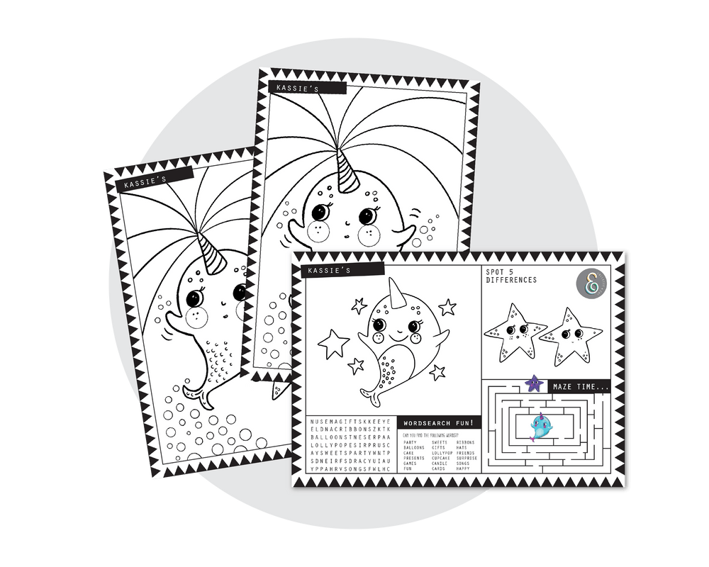 Printable Narwhal Activities