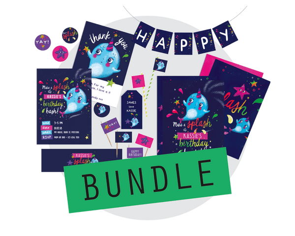 Printable Narwhal Bundle