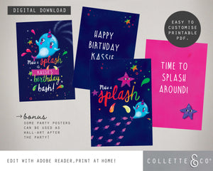 Printable Narwhal Poster