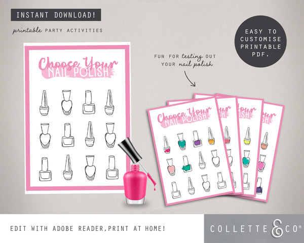 Printable Pamper Activities 04