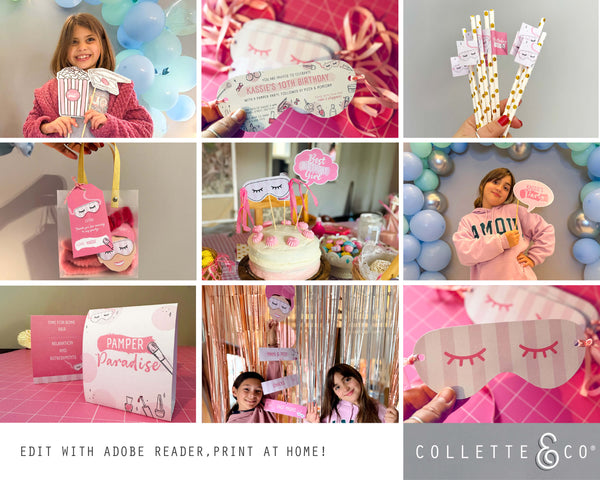 Printable Pamper Collage 02