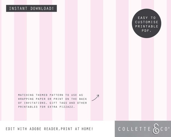 Printable Pamper Wrapping Paper 05