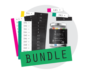 Printable Times Table and Division Flashcards Bundle