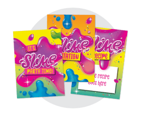 Slime Party Printable Posters