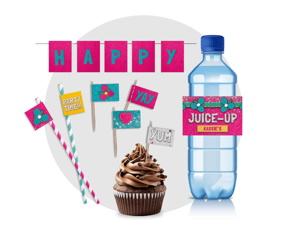 Trolls Party Printable Food Decor