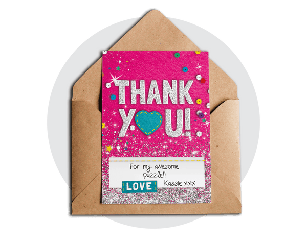 Trolls Party Printable Thank You Card