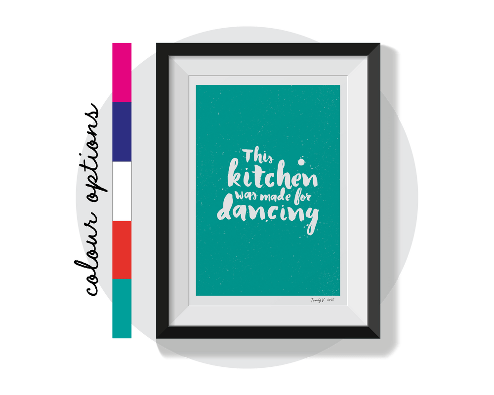 This Kitchen Was Made For Dancing Wall Art