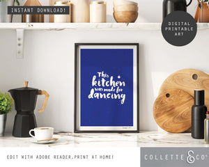 This Kitchen Was Made For Dancing Wall Art 15